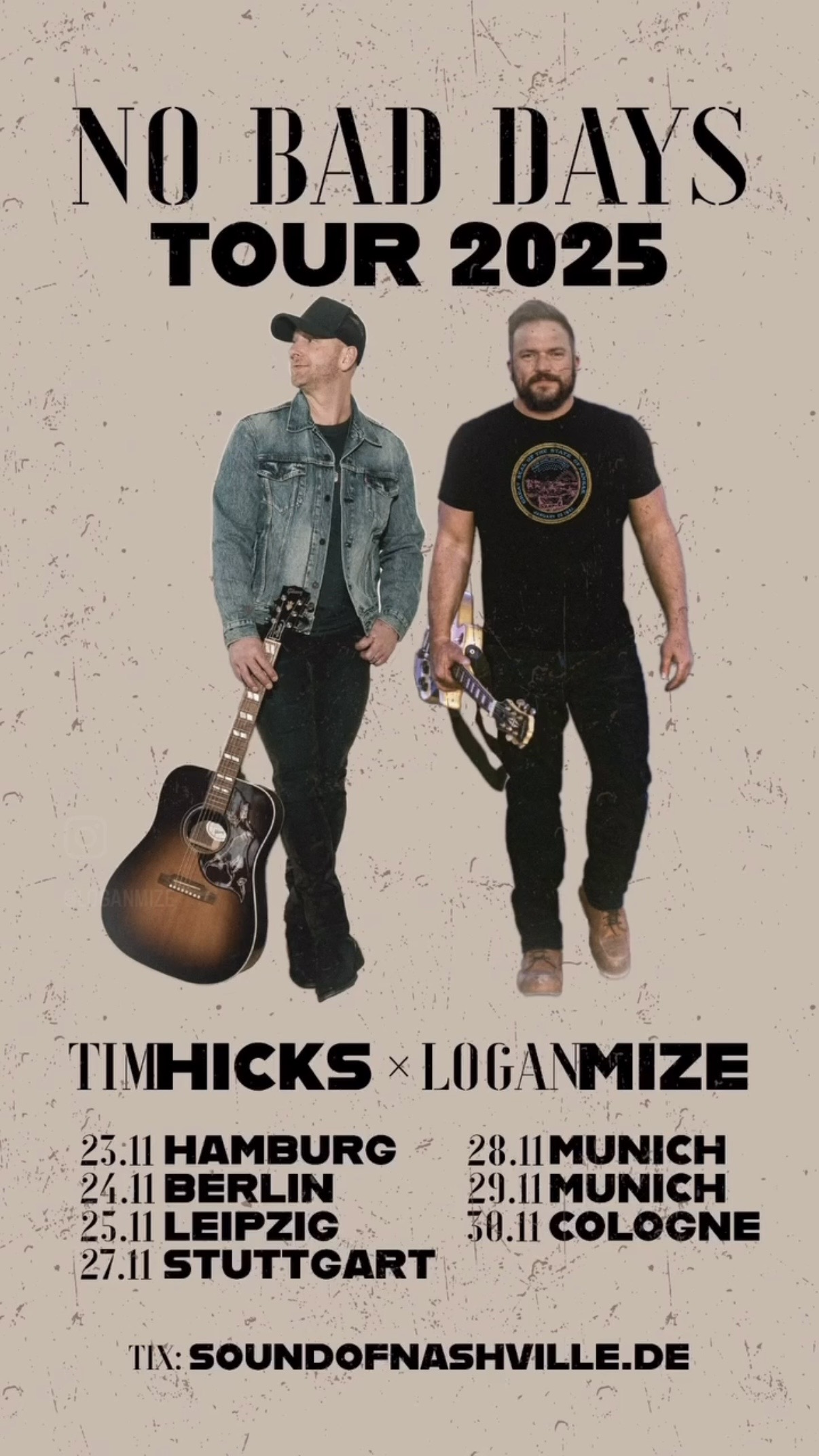Hamburg tour visual poster